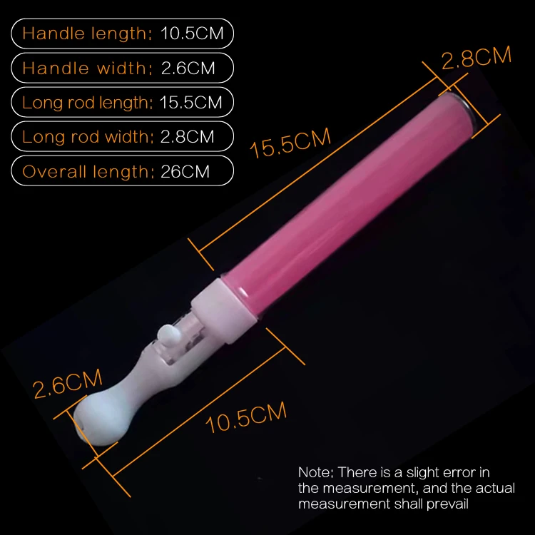 Factory customized logo five-star love LDE light concert for glow stick