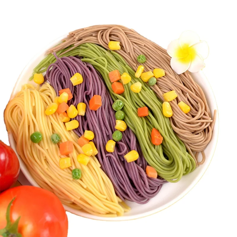 BRC halal hot selling 400g bulk Wholesale multigrain vegetables OEM instant Healthy noodles