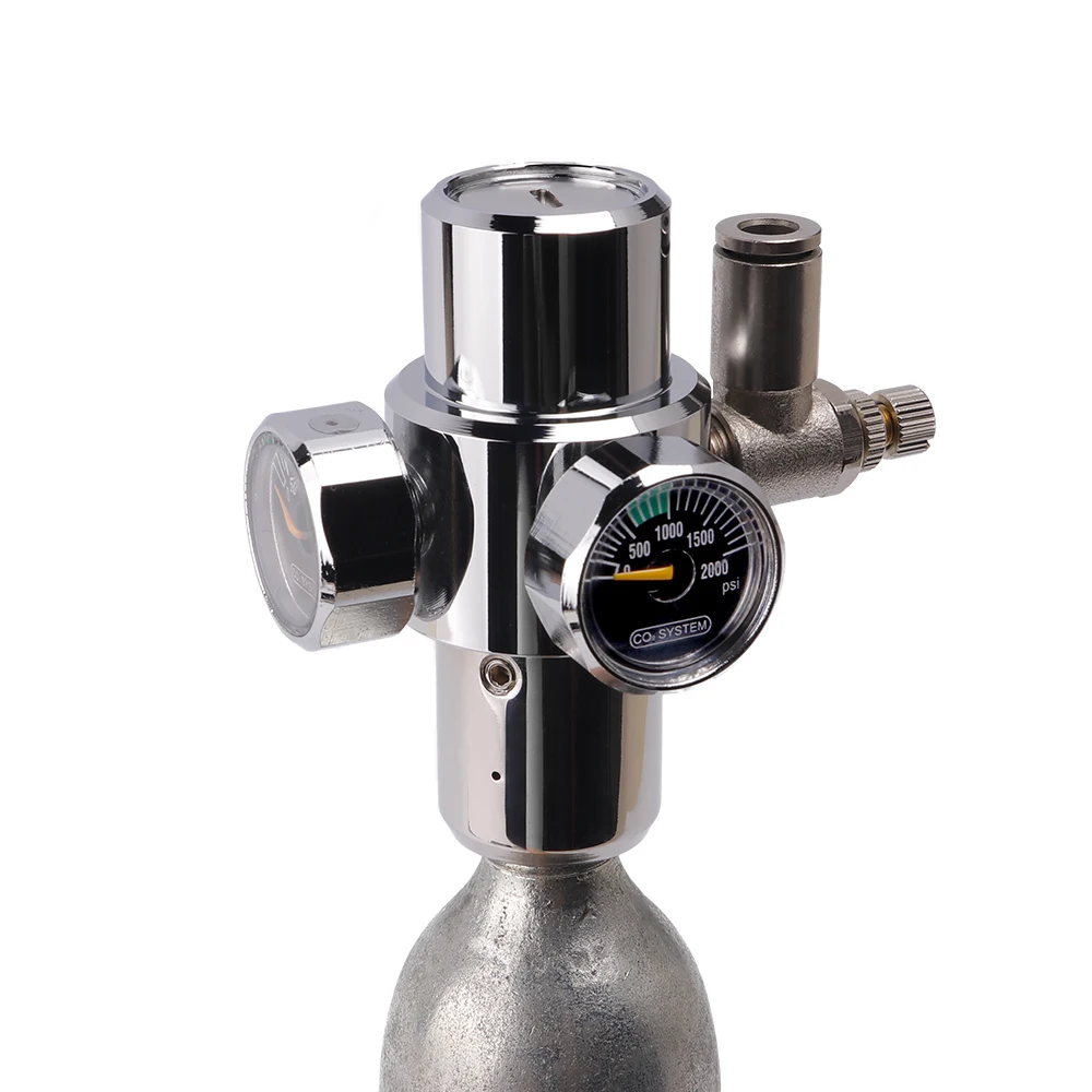 UUIDEAR aquarium pressurized CO2 cartridges disposable co2 aluminum cylinder regulator