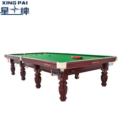 Star XING PAI XW107-12S Dark Brown Snooker Billiard Table 12ft