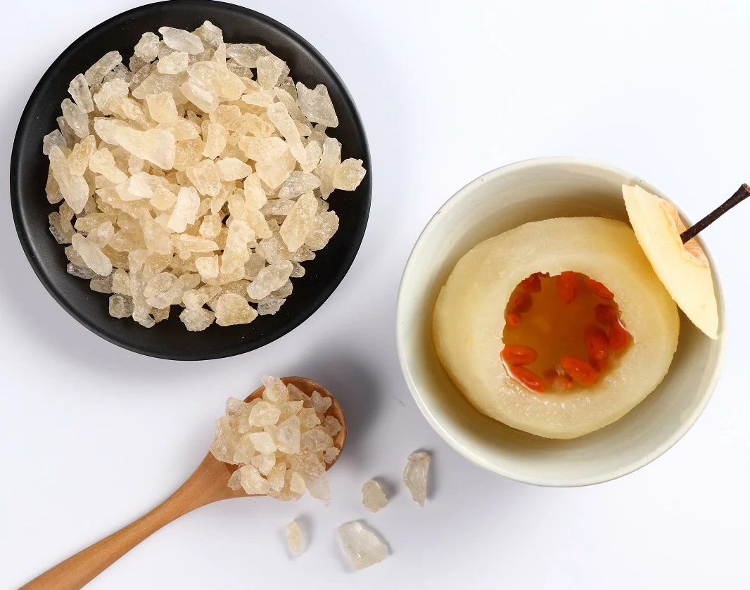 Rock Sugar Wholesale Old Rock Sugar/ Yellow Rock Sugar/ Polycrystalline Rock Sugar 1KG In Bulk