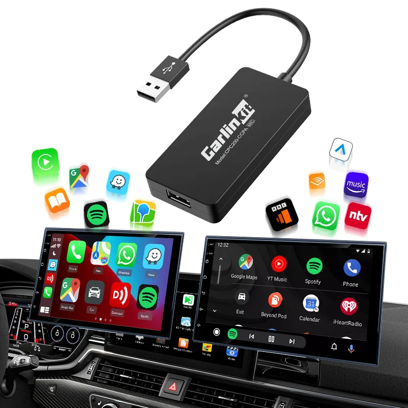 Cpc200 Ccpa Wireless Android Auto Bluetooth Adapter Carplay Video Box Screen Mirror Link Voice Control Carlinkit Ai Box Car Play