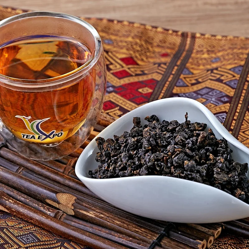 Hot Sale Tea Taiwan Dark Oolong Black Mature Fruit Taste High Quality Customized Package Accept