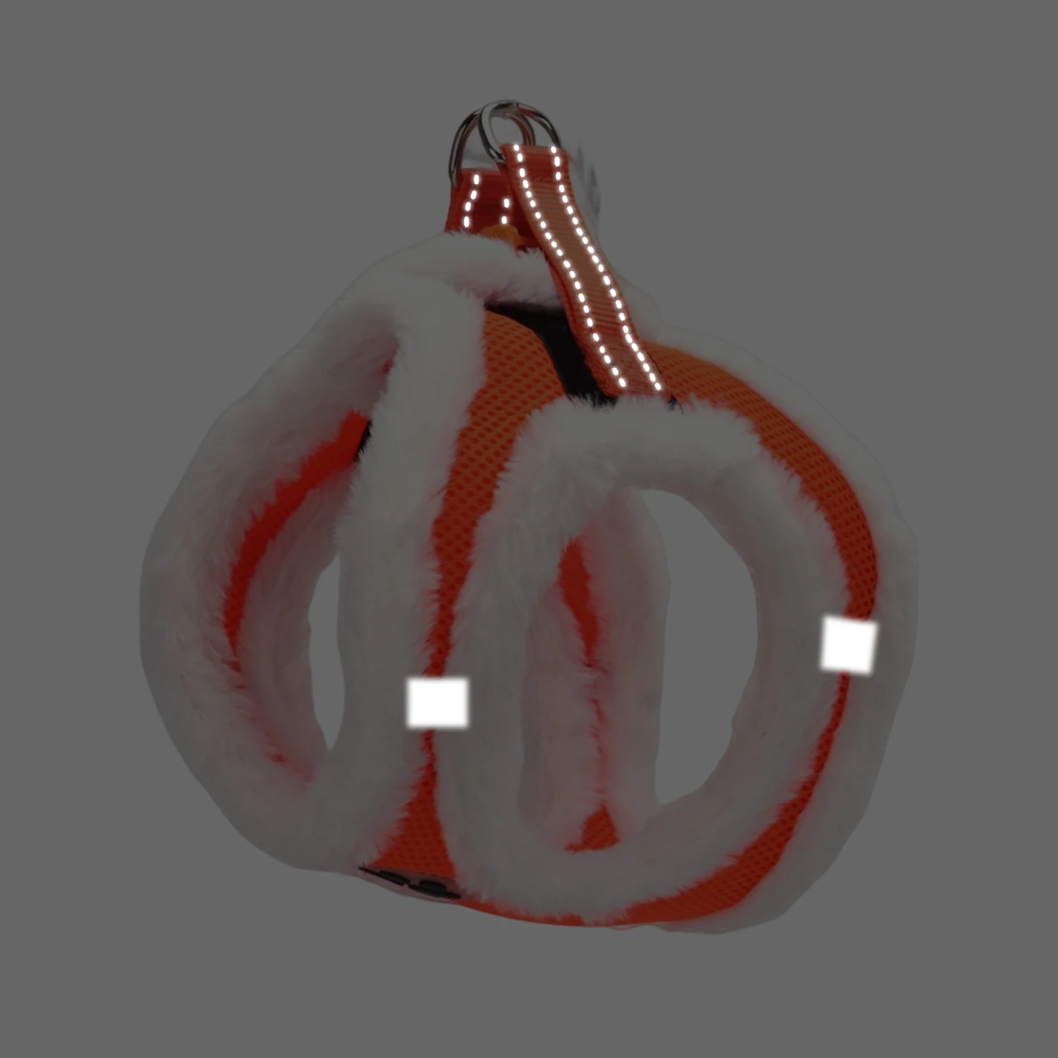 Step In Adjustable Reflective  Fleece Lined  Winter Airmesh Small Medium Large Christmas Holiday  Dog Puppy  Harness