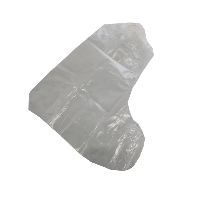 Manufacturers wholesale selling disposable PE anti - slip rain plastic waterproof long boot cover