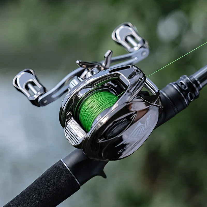 LINNHUE Fishing Reel CD2000 6.3:1 gear ratio Max Drag 16kg Metal Baitcasting Reel For Saltwater Long Distant Reel Fishing Pesca