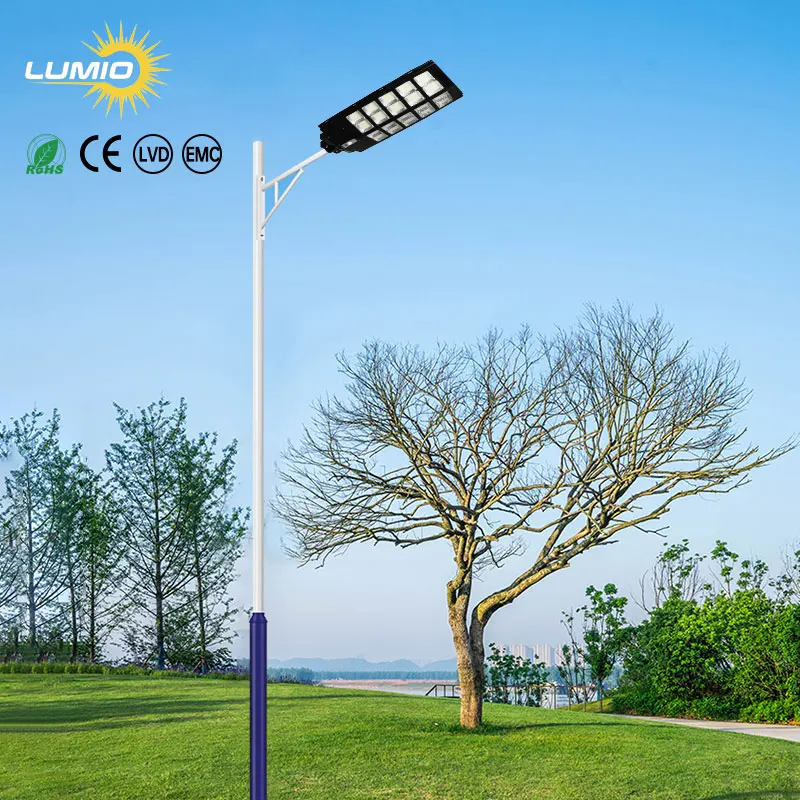 High-Pressure Sodium LED Streetlights 600W 1000W Outdoor IP65 Solar Powered with CE Certified Garden Road Highway ABS Lamp Body