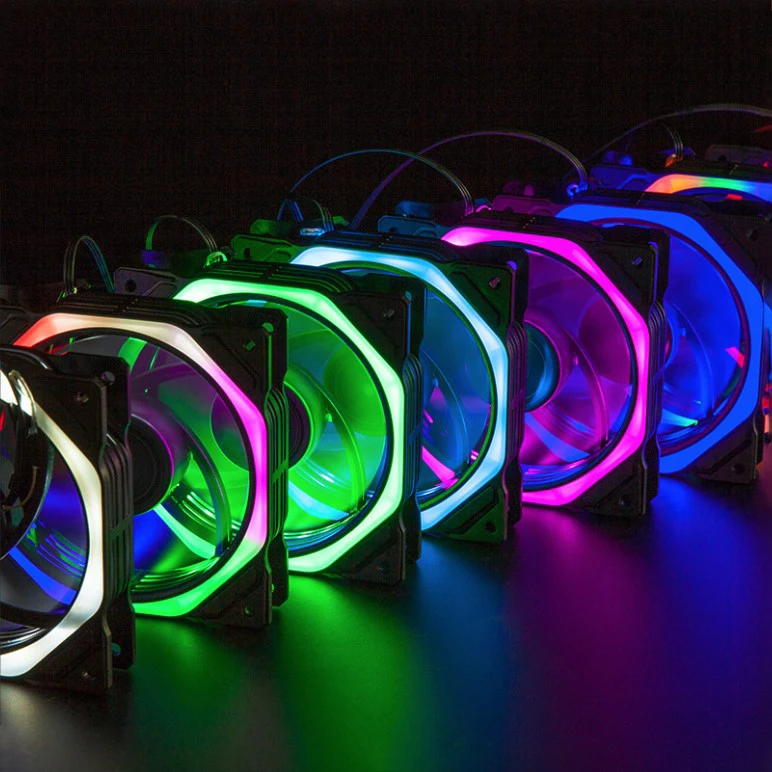 5V 3PIN ARGB Case Fan 120mm Computer Fan PC Case Cooling Fan Air Radiator