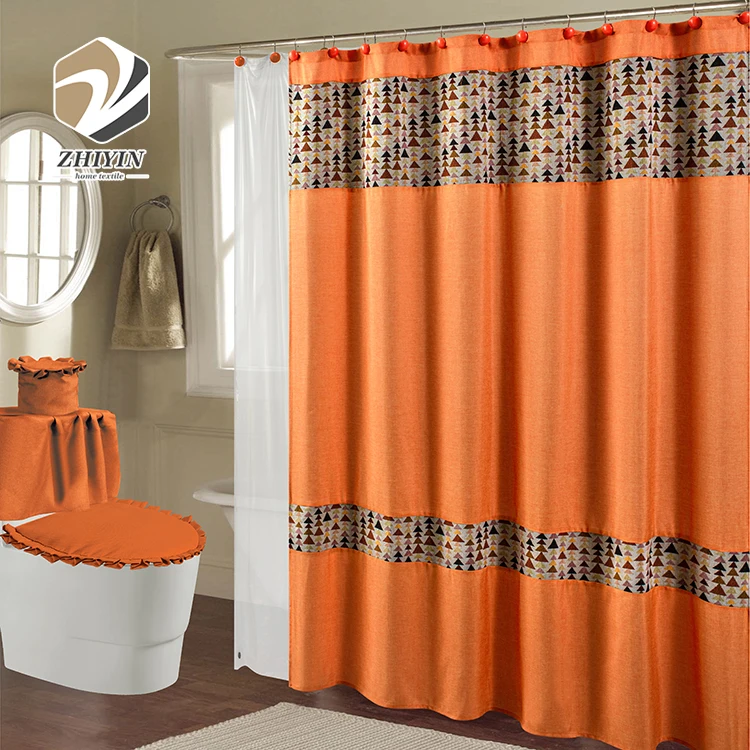 2021 Новое поступление, водонепроницаемая душевая занавеска из полиэстера для ванной комнаты