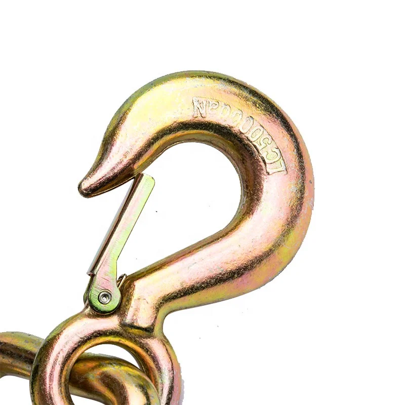 RY Heavy Duty Crane Equipment Hooks Forged Safety Hook with Triangle Ring