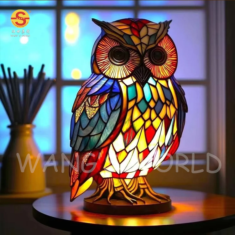 New Vintage Animal Night Light Resin Animal Table Lamp Night lights for Bedroom Decoration
