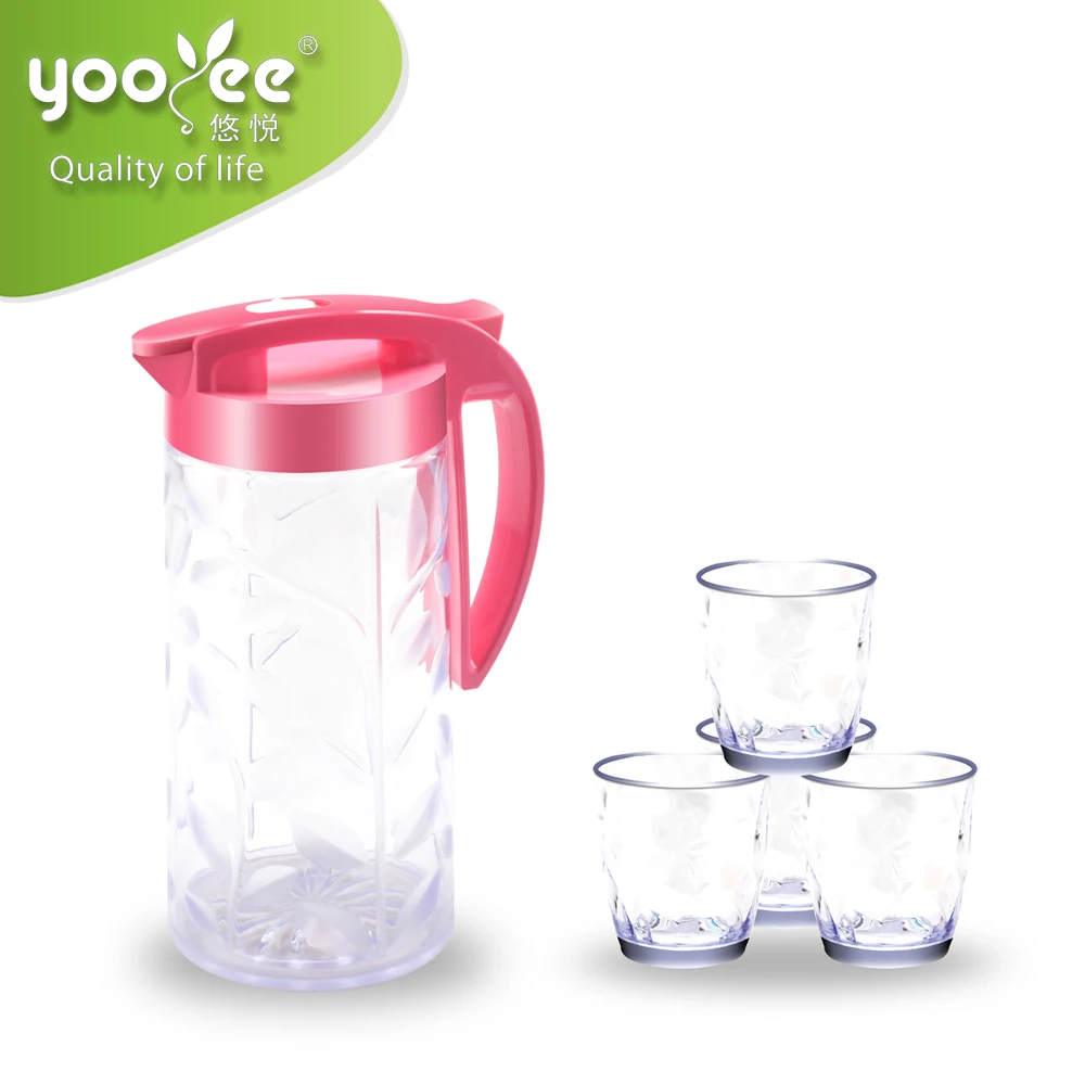 China Manufacturer Food Grade Plastic Jugs Ice Tea Pitcher with Handle plastic jugs