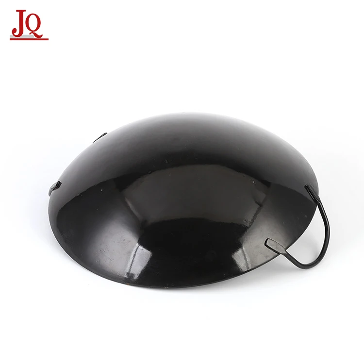 wholesale Frying Wok Enamel Carbon Steel Wok Non Stick Chinese Wok With Double Handle