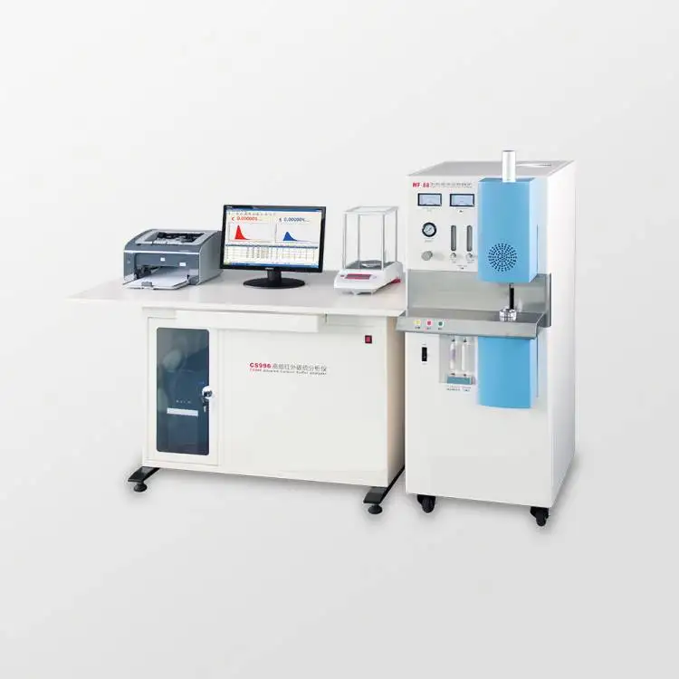 Prec high-frequency infrared carbon sulfur analyser for metal, ore, coal, cement, glass analysis