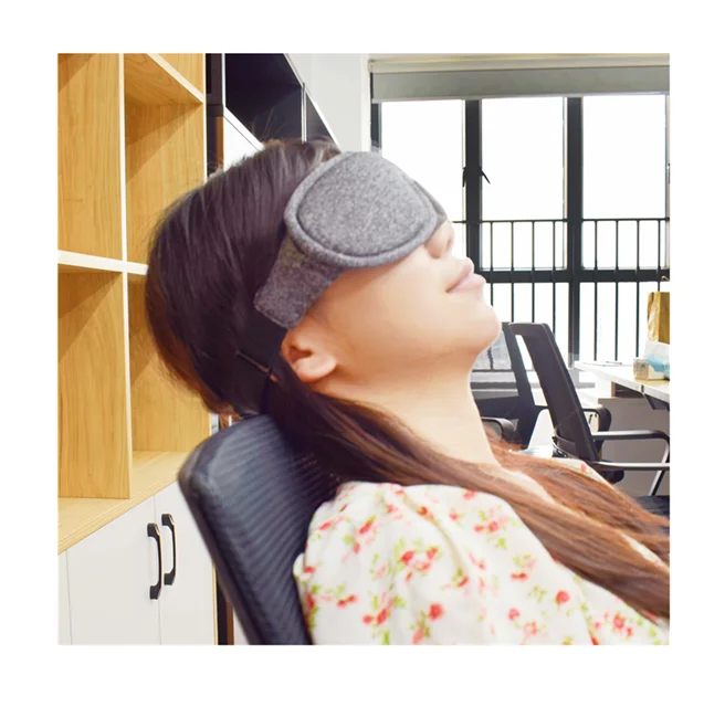 Горячим паром для сна, маска для глаз, отопление снять блефарит ячмень! Убирает темные круги под глазами и отечность Зарядка от USB с подогревом маска для глаз