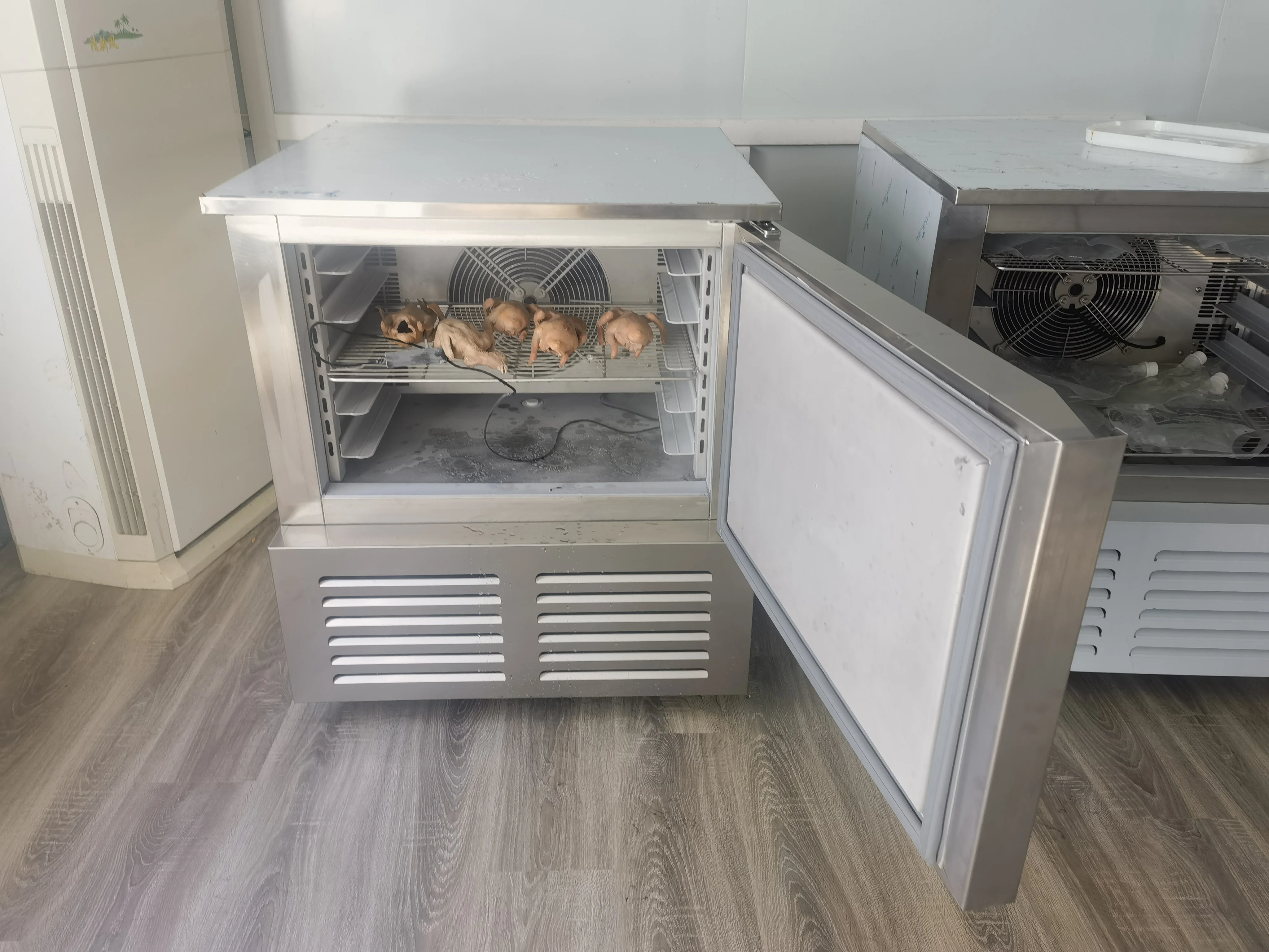 Commercial Kitchen French Fries Chicken Fast Freezing Equipment Blast Freezer Chiller