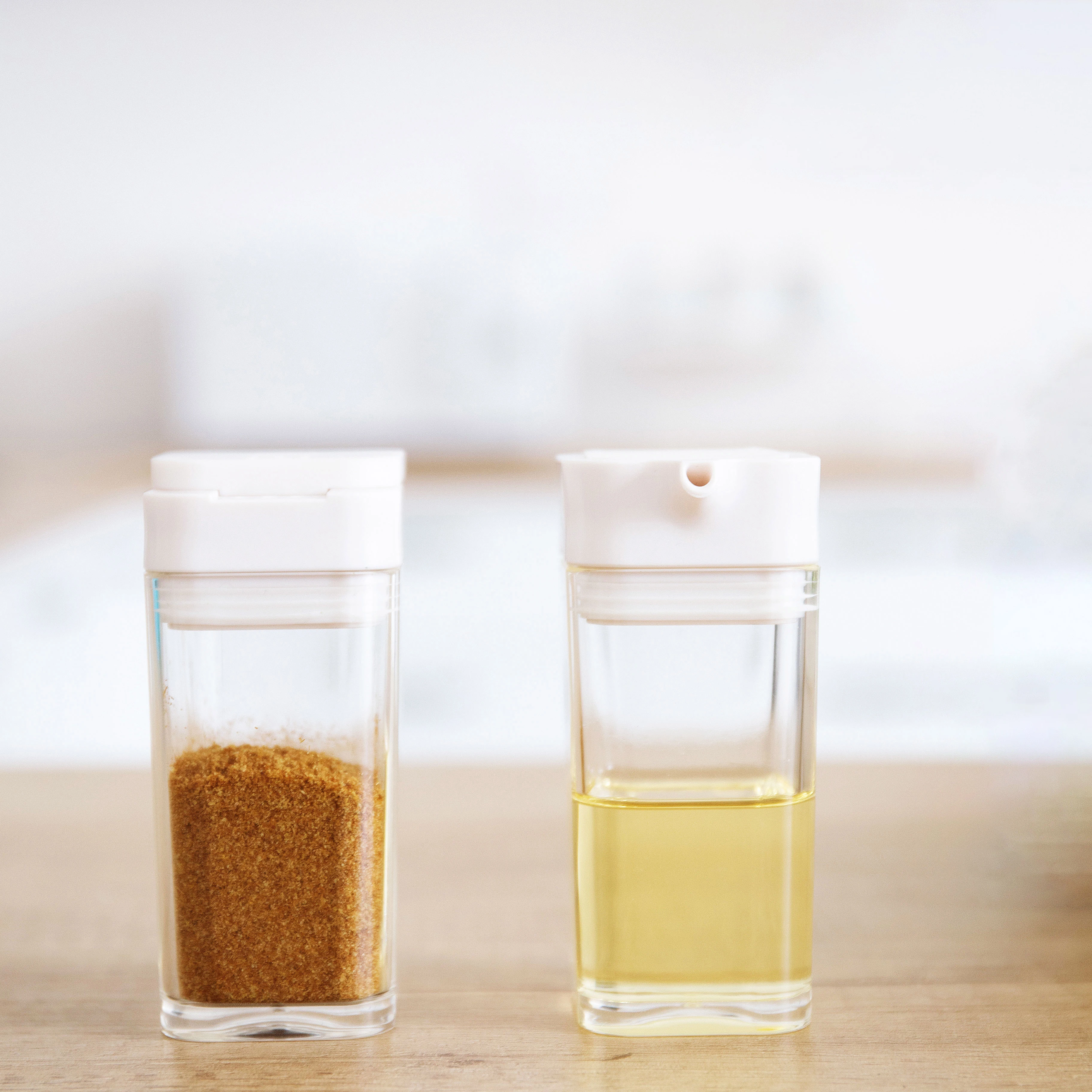 Cooking Spice Jar Organizer Spice Plastic jar Salt Bottle Oil Bottle Jars for Spice