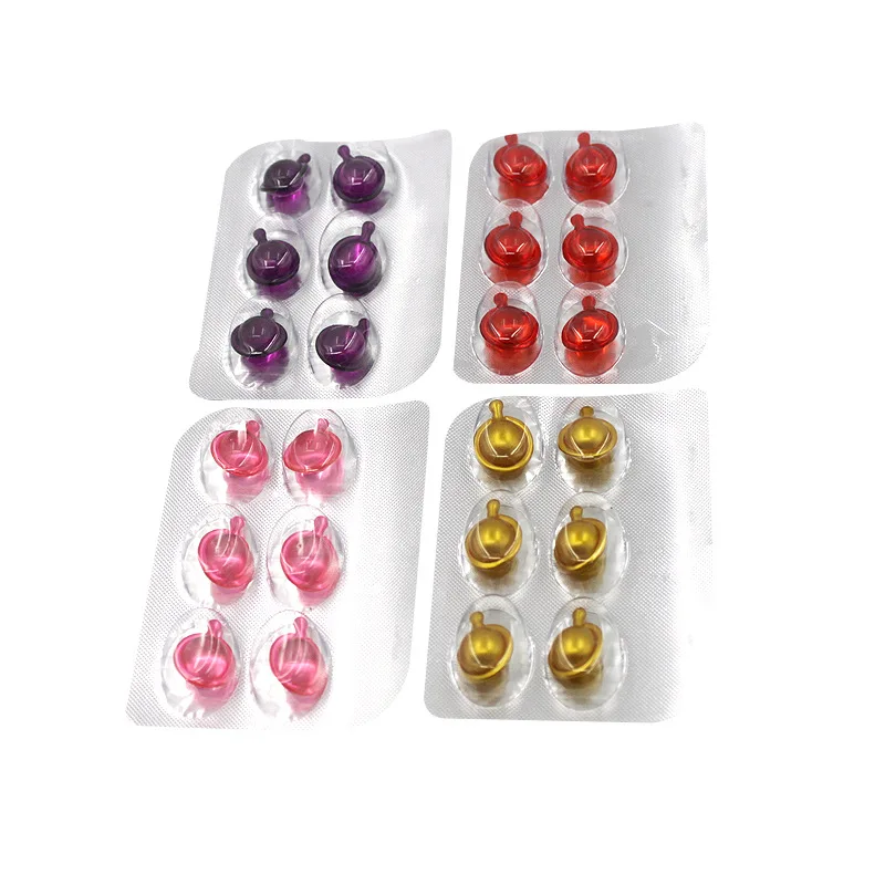 Professional care vitamin E hair repair essence capsule for repairing dry and damaged hair