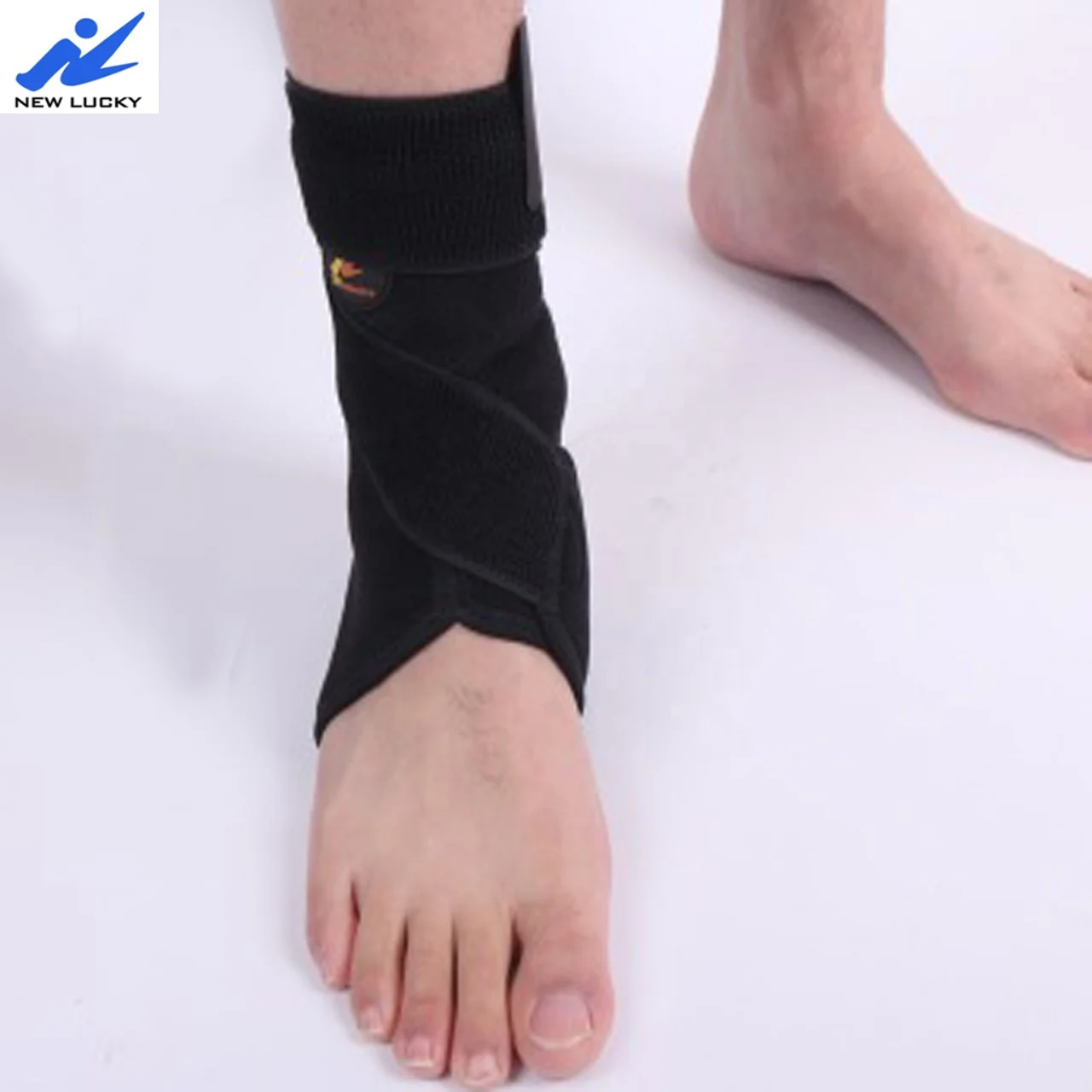 High Quality Neoprene Adjustable Ankle Foot Brace Support Sport Safety Nylon Seamless Ankle Brace Ankle Support