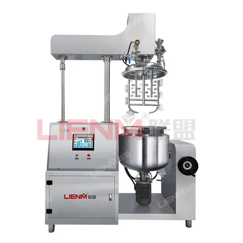 vacuum homogenizing emulsifying mixer shampoo/liquid soap/lotion cream making machine