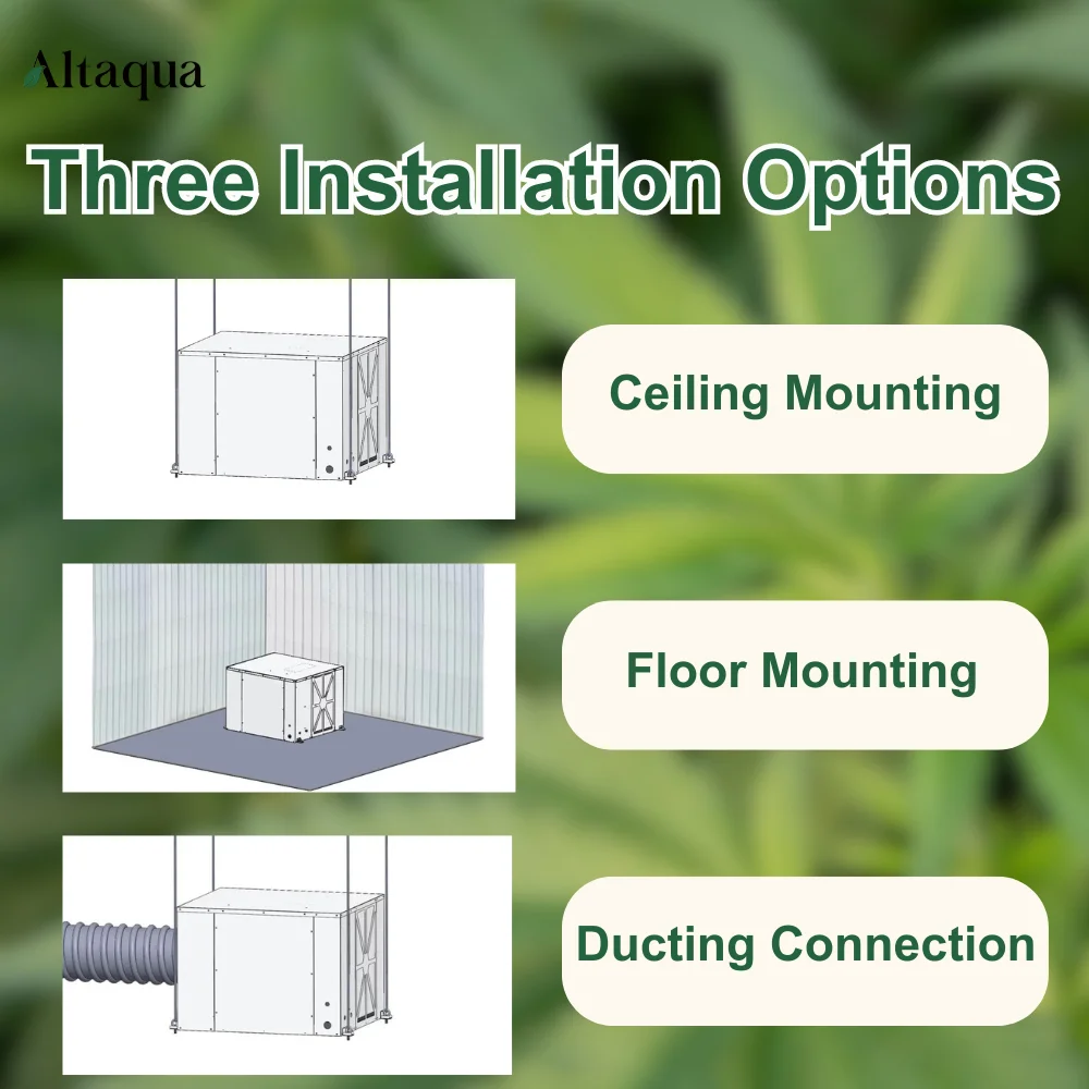 Altaqua Greenhouse Dehumidifier Temperature And Humidity Control Dehumidification System Cannabls Plant Greenhouse Dehumidifier
