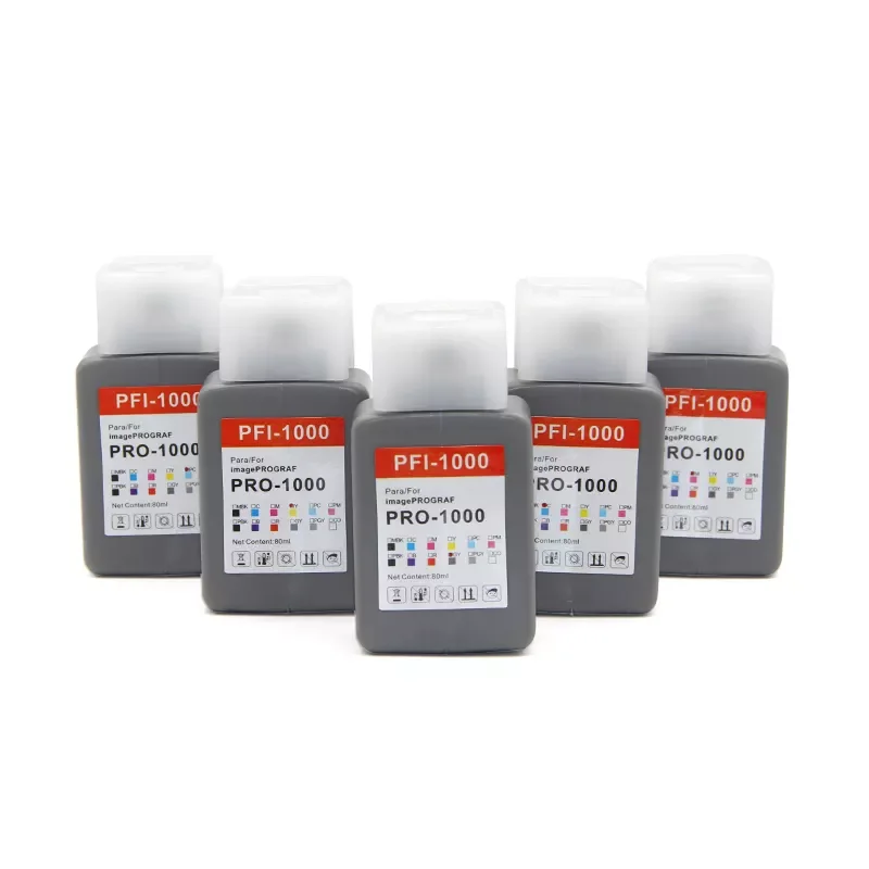 For Canon Pro1000 Pro 1000 PRO-1000 12 Colors 80ML PFI1000 PFI 1000 CAN PFI-1000 Pigment Ink Cartridge