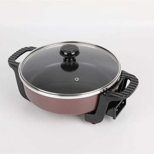 С функцией регулировки температуры термостата, Малый бытовый Электрический сковородка для жарки квасцы