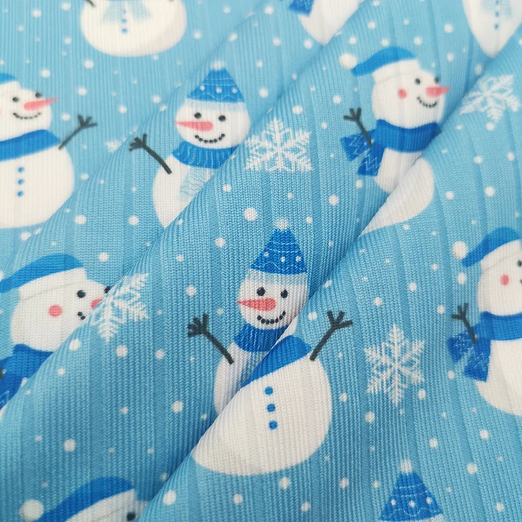 Free samples 92% polyester 8% spandex suede 4x4 rib knit fabric