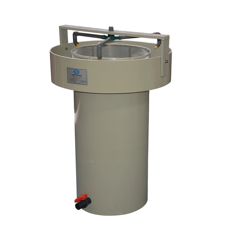 Zhonghang factory direct sale new design ras system indoor fish farming pp material large conical design hatching barrel