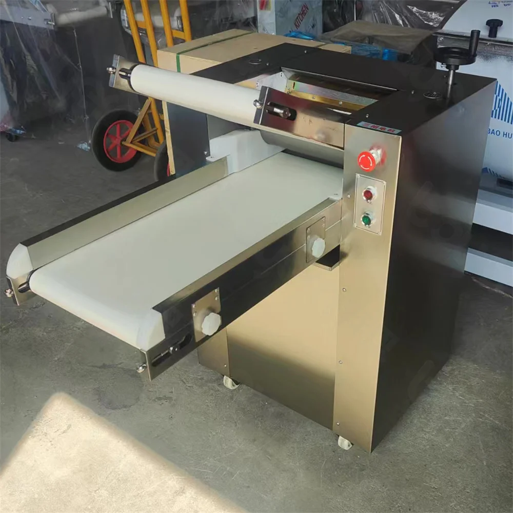 Full Automatic Stainless Steel Pizza Pastry Dough Roller Sheeter Electric Dough Roller Pressing Making Machine