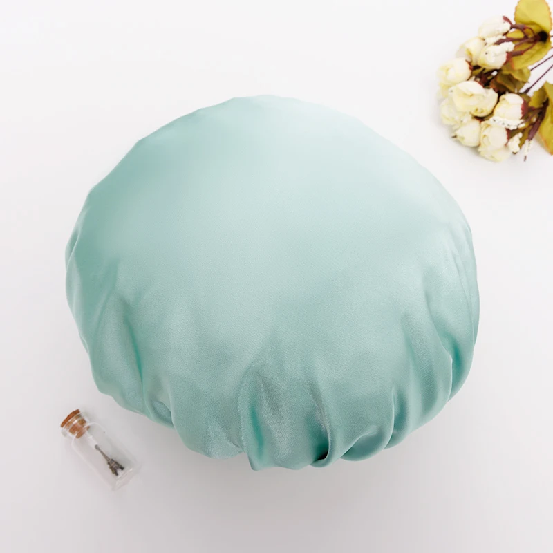 Sleep Night Cap Silk satin Hair Bonnet Silk Turban Women Custom Travel Adult Hair Accessory Cap
