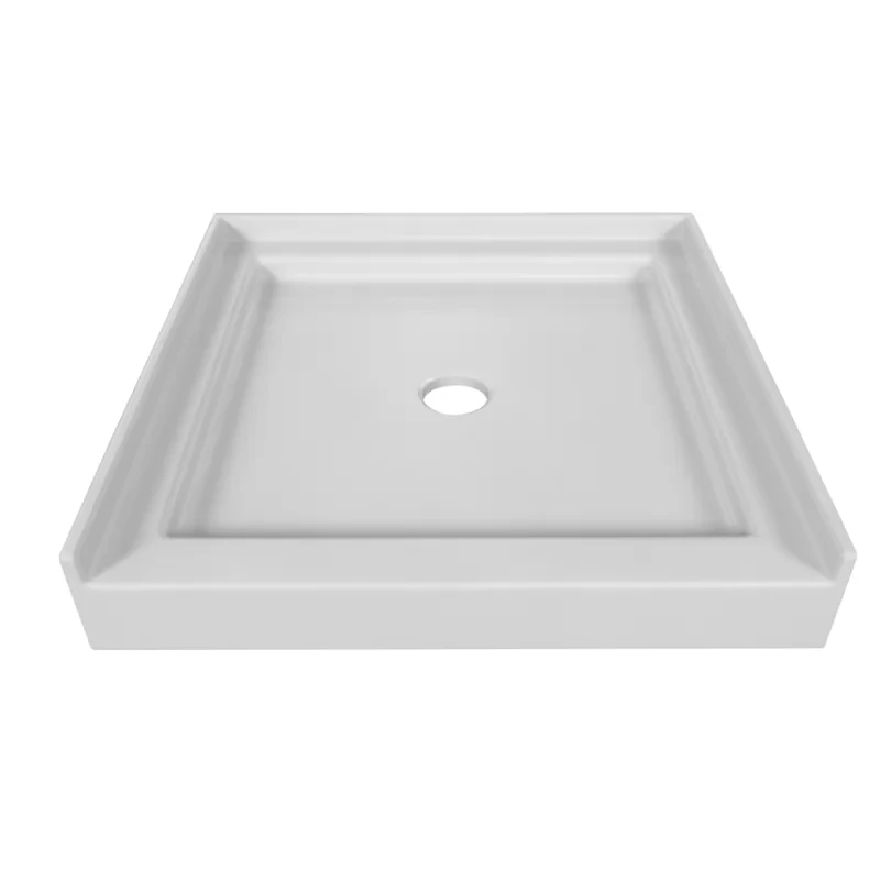 32 x 32 inch Square Acrylic Shower tray Single Threshold Shower Base for shower room