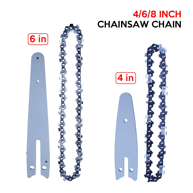 4/6/8 inch Chain Universal Chain Mini Steel Chainsaw Chain Made of Fine Quality Steel with Superior Technology