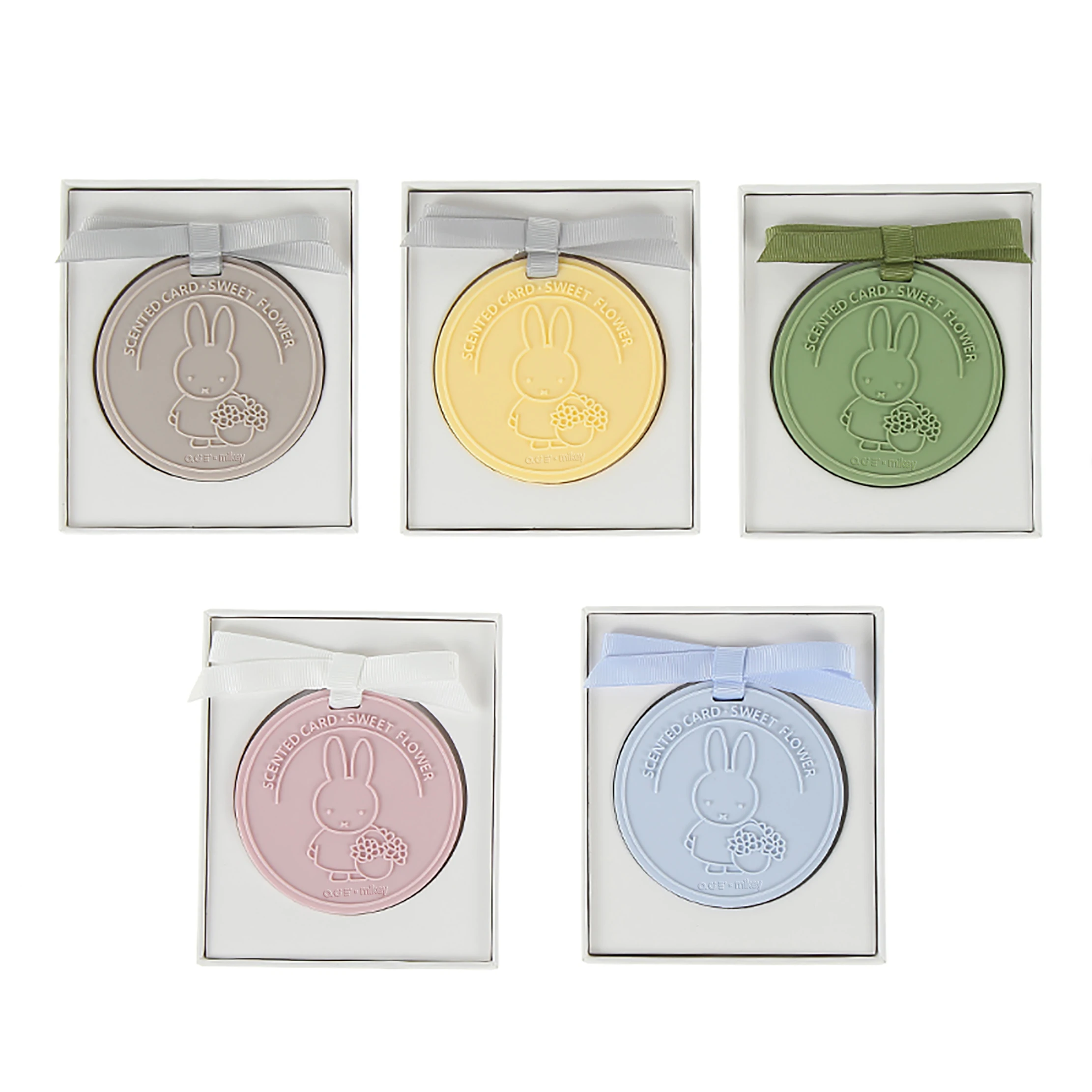 Enjoy Everyday Korean most popular potpourri fragrance plastic scented card cheap custom hanging car air freshener