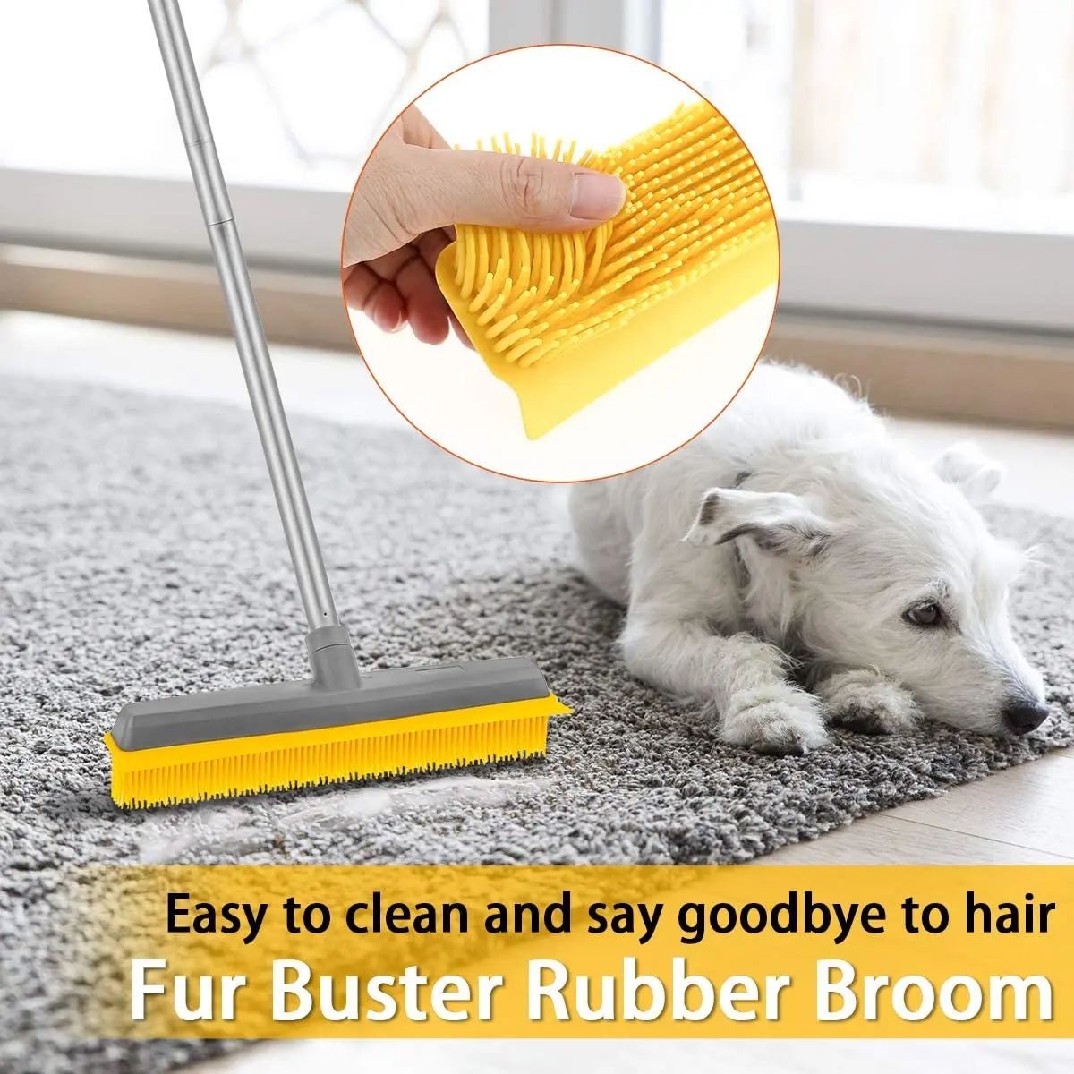 VIPaoclean Build-in Ракель Pet Hair веник ковер грабли собака для удаления волос