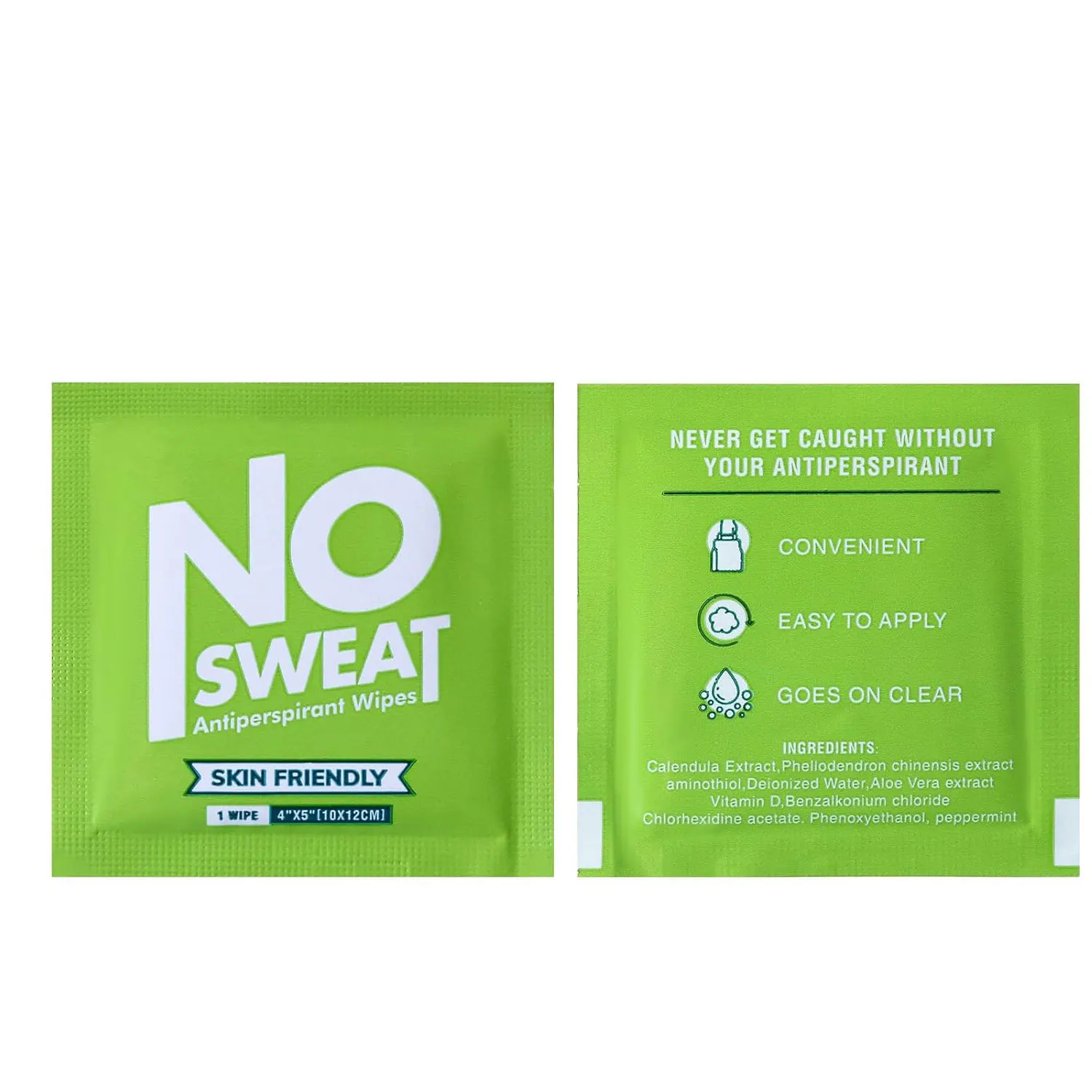 Antiperspirant Deodorant Wipes Individually Wrapped Bulk Armpit Deodorant Sweat Wipes Body Wipes for Women Men