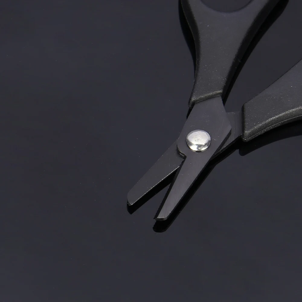 Wholesale Mini Scissors Single Blade Serration Fish Line Scissors With Hanging Rope Hole Fishing Accessories Cutting Tools