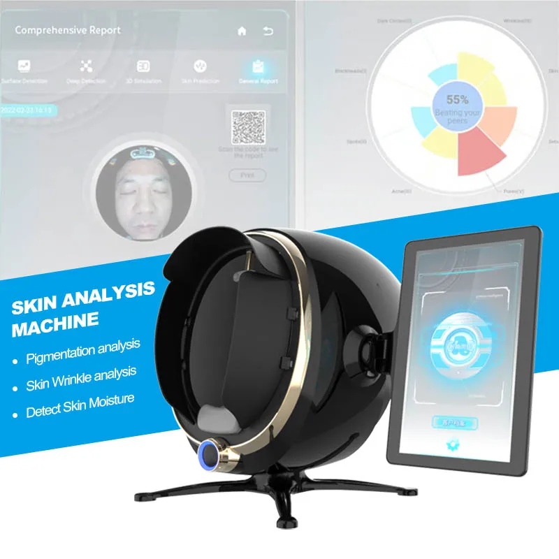 face analyzer machine skin tester analyzer electric skin analyzer