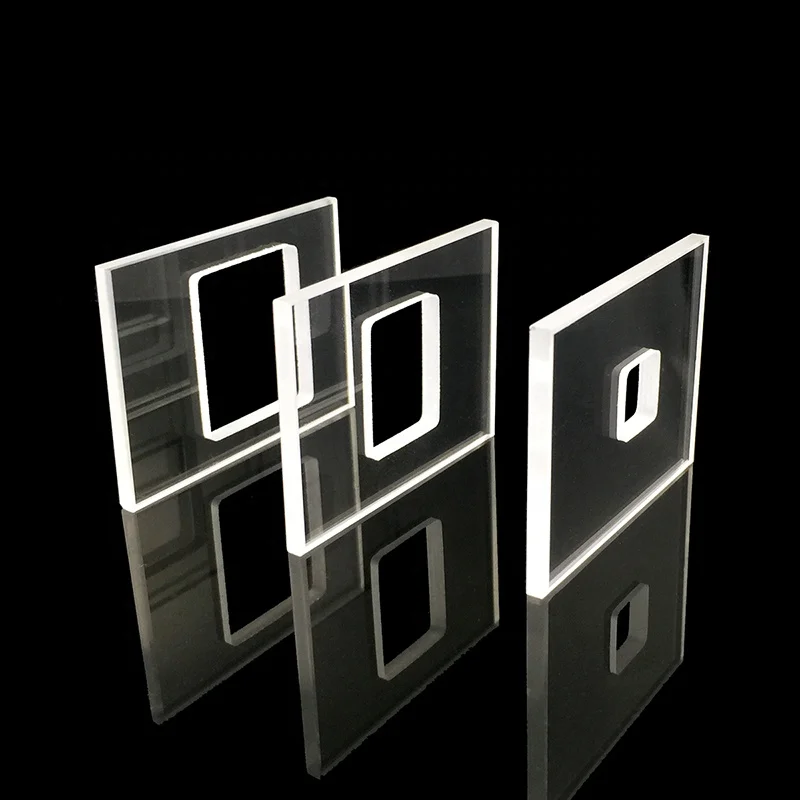 High Temperature Corrosion Resistance Perforated Quartz Plate