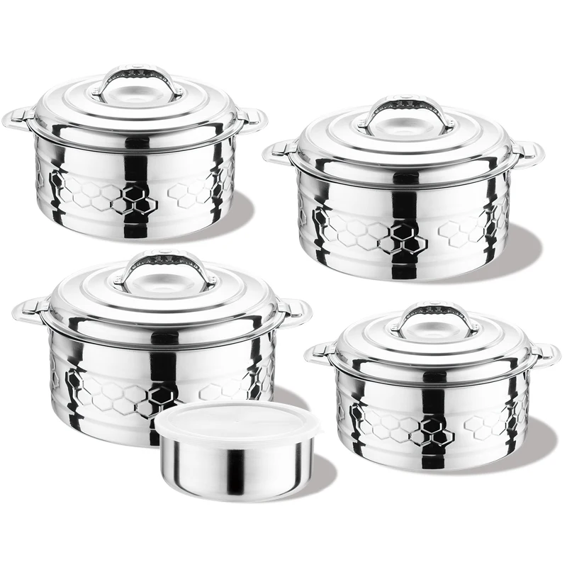 
Double Layer Heat Preservation Pot Good Price Portable Stainless Steel Soup & Stock Pots All-season Keep Warm Not Support 