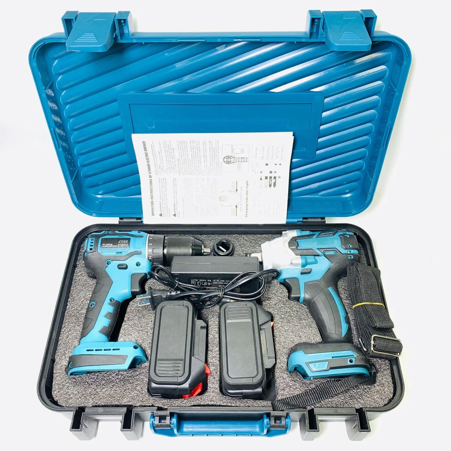 Wholesale Multi Function Set 4 Tool set Power Tools Drill Cordless Cordless Power Tools Drill Combo Kit  cordless drill