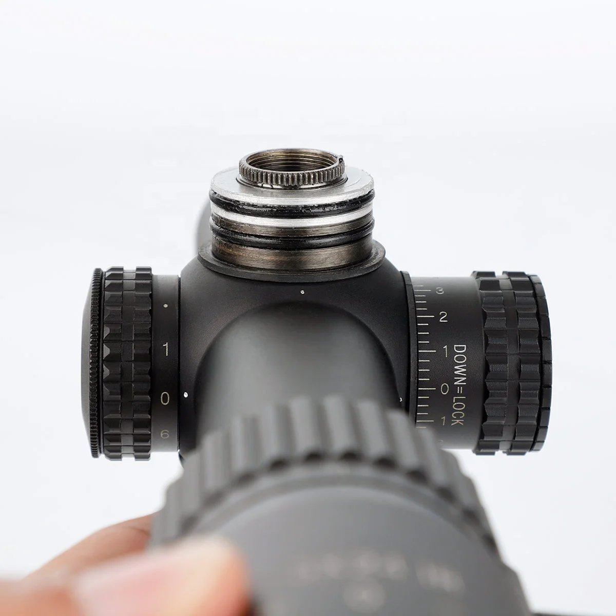 Ohhunt OEM LPVO 1-5X24 IR Tactical Scope Red Illuminated 1/2 Click Value Compact Sights For Hunting
