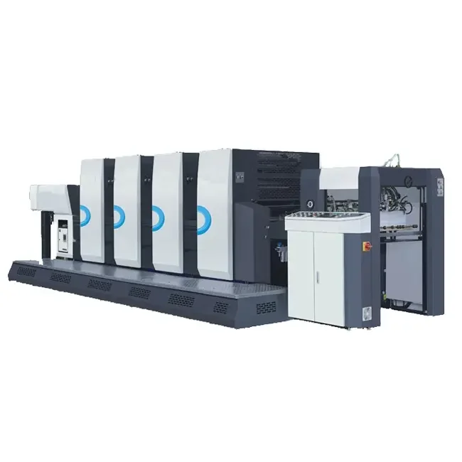 Heavy Duty 720*1020 MM Size Four Color Offset Printing Machine Auto Machine Offset