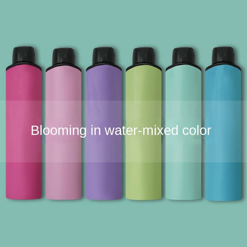 flowering manual rain and rain umbrella oversized folding umbrella Yiwu spot three fold umbrellas hat for the rain