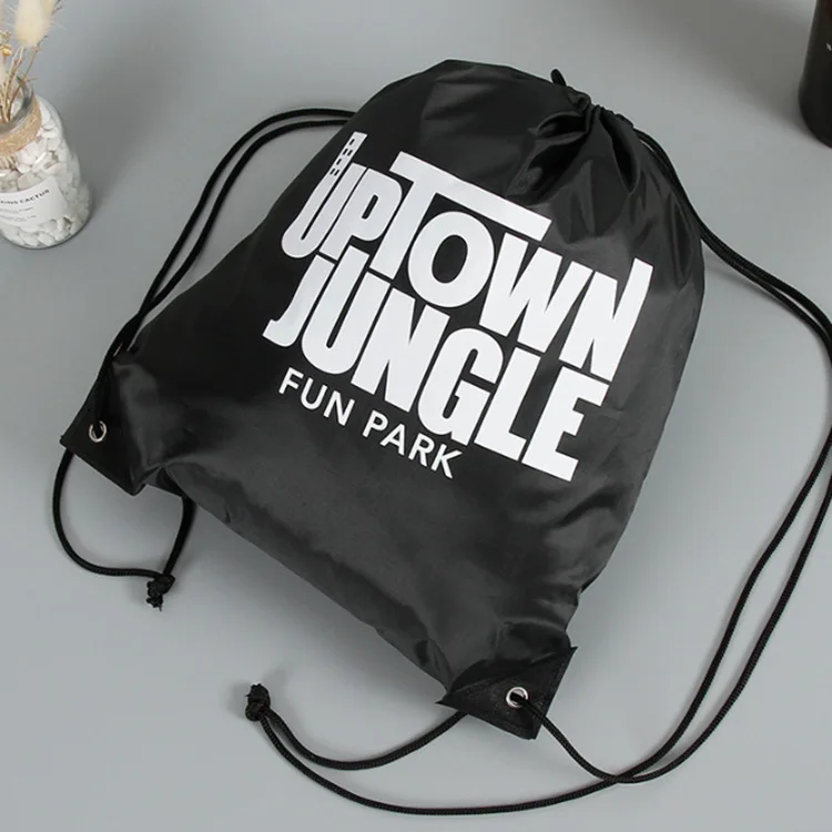 Custom Drawstring Bag Polyester Drawstring Gift Bag Sports Backpack Gym Sack