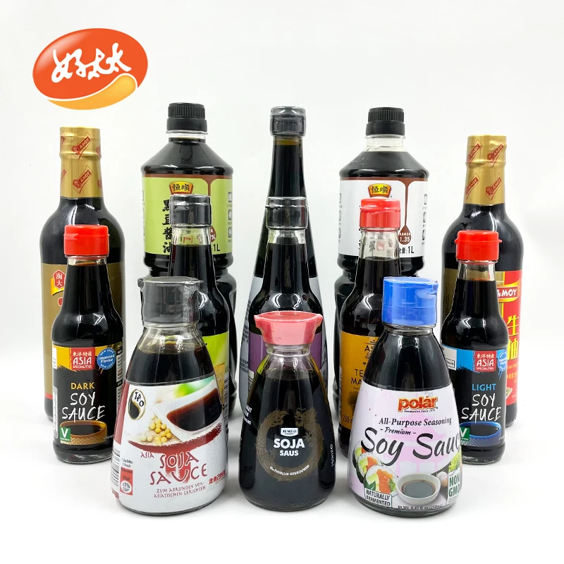 High quality good healthy organic small bottle picnic seasoning chinese vegetarian thick soy sauce