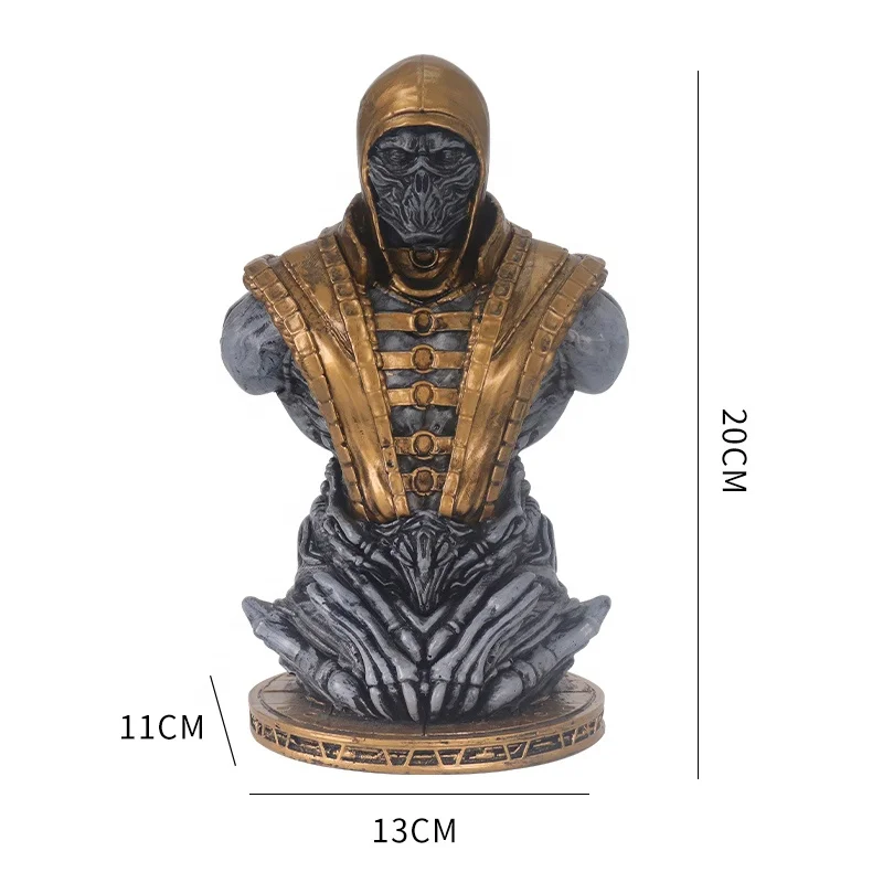 Мультфильм комическая статуя настольный декор орнамент из смолы персонажа бюст скульптура на заказ Аниме Фигурка Статуя