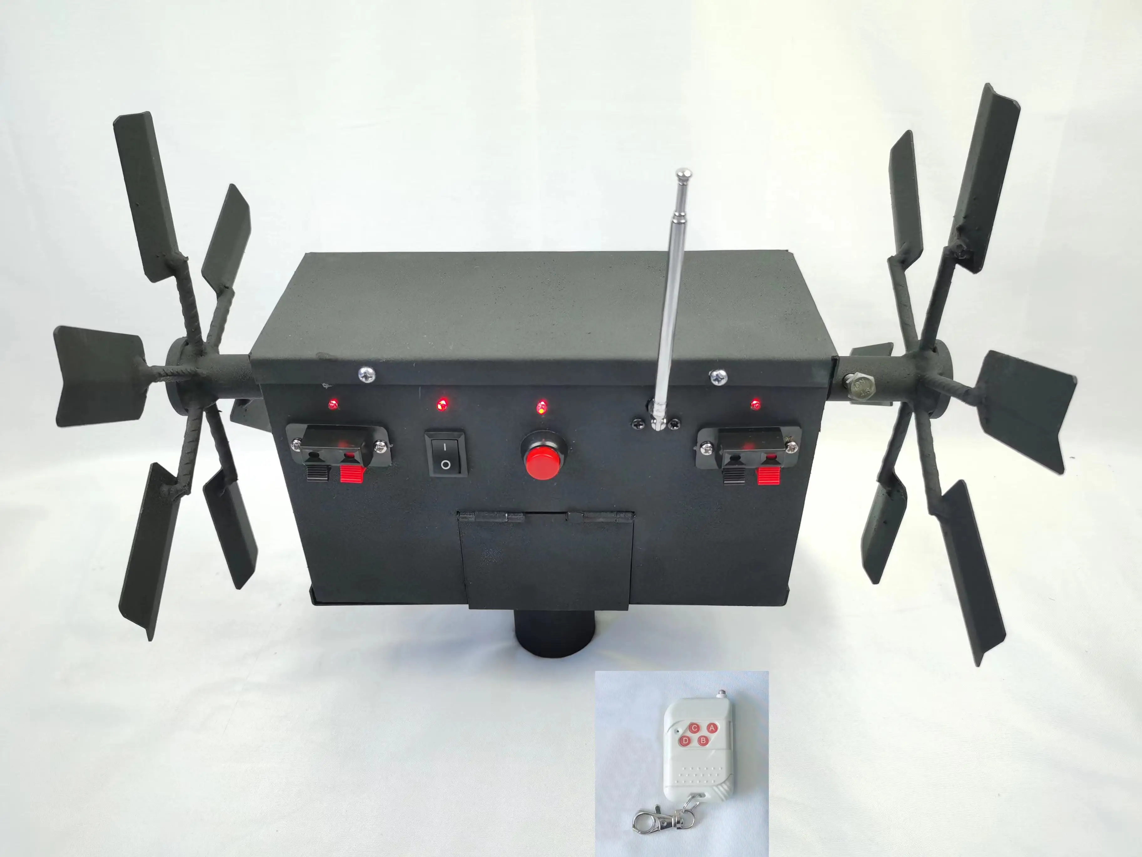 Remote Control Fireworks Fountain Pyrotechnics double wheels electric magical windmill Fireworks igniter