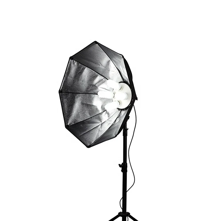 High Quality Professional Photography Studio Lighting Fluorescent Light with Octabox or Square Box