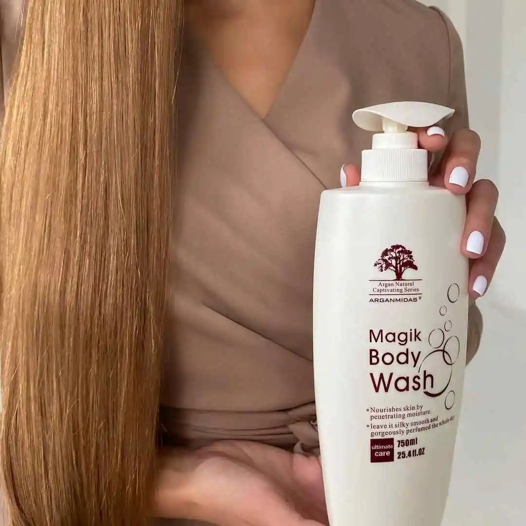 Arganmidas High Quality Bath Private label Hotel Soap Body Skin CareShower Gel Moisturizing Vegan Body Wash